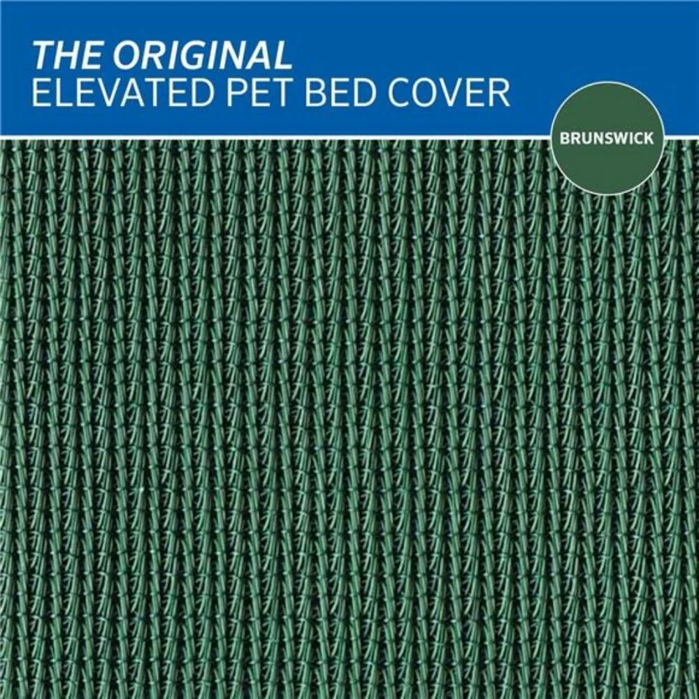 Replacement Cover, The Original Elevated Pet Bed, Large, Brunswick Green